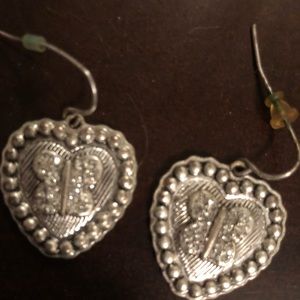 Silver butterfly Jessica Simpson earrings